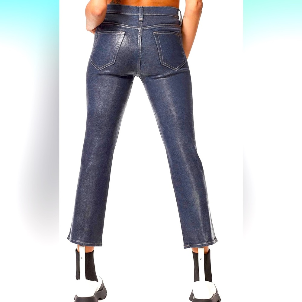 🌹🌹Gorgeous Slim Fit, Sizes 29, small flare @ankle foil look jeans by Circus NY